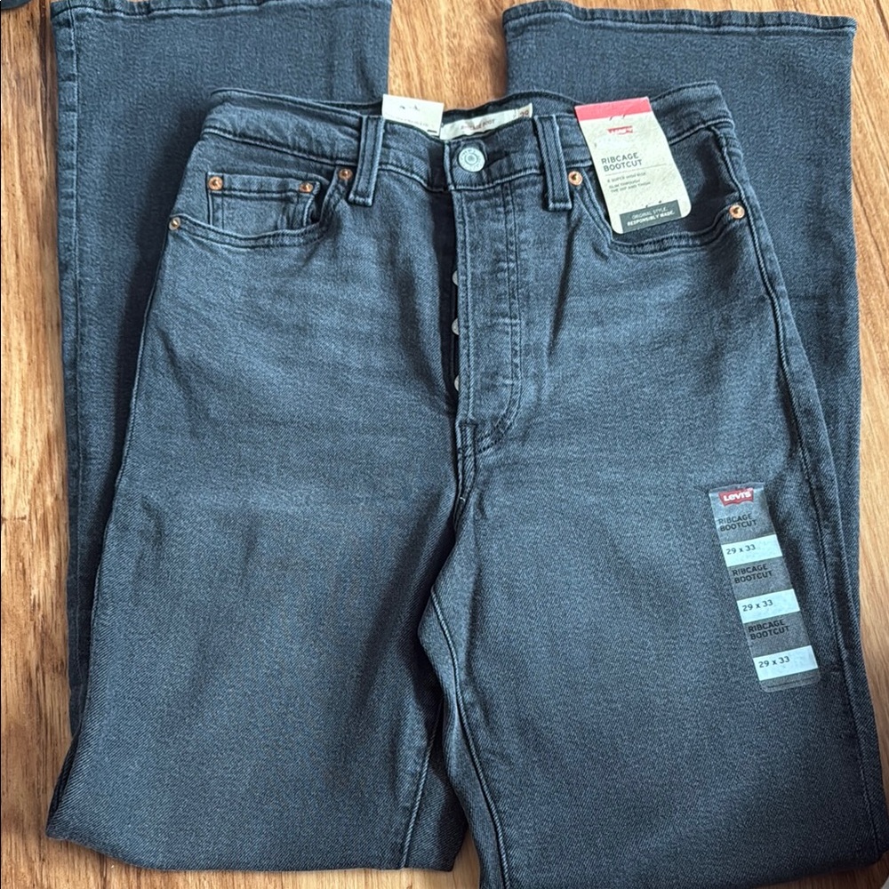 Levi's Gray Boot Cut Jeans Modern Fit